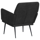 lænestol 62x79x79 cm velour sort