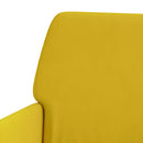 lænestol 62x79x79 cm velour gul