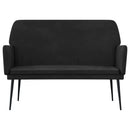 bænk 108x79x79 cm velour sort