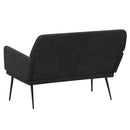 bænk 108x79x79 cm velour sort