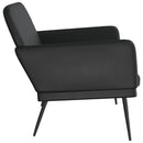 bænk 107x80x81 cm kunstlæder sort