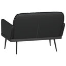 bænk 107x80x81 cm kunstlæder sort