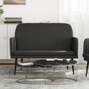 bænk 107x80x81 cm kunstlæder sort