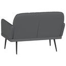 bænk 107x80x81 cm kunstlæder grå