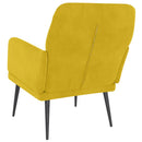 lænestol 62x79x79 cm velour gul