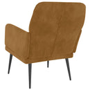 lænestol 62x79x79 cm velour brun