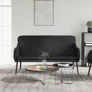 bænk 110x76x80 cm kunstlæder sort