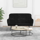 bænk 110x76x80 cm velour sort