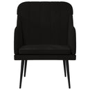 lænestol 63x76x80 cm velour sort