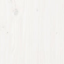 kompostbeholder 82,5x82,5x99,5 cm massivt fyrretræ hvid