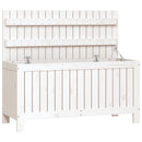 havekasse 108x42,5x54 cm massivt fyrretræ hvid