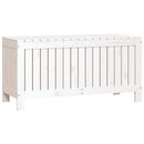 havekasse 108x42,5x54 cm massivt fyrretræ hvid