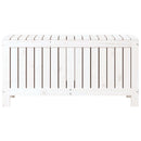 havekasse 108x42,5x54 cm massivt fyrretræ hvid