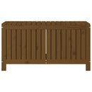 havekasse 115x49x60 cm massivt fyrretræ gyldenbrun