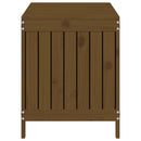 havekasse 115x49x60 cm massivt fyrretræ gyldenbrun