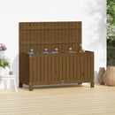havekasse 115x49x60 cm massivt fyrretræ gyldenbrun