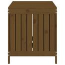 havekasse 121x55x64 cm massivt fyrretræ gyldenbrun