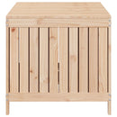opbevaringskasse til haven 147x68x64 cm massivt fyrretræ