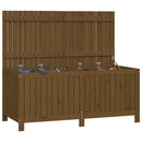 havekasse 147x68x64 cm massivt fyrretræ gyldenbrun