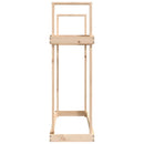 brændestativ 1110x35x108,5 cm massivt fyrretræ
