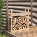brændestativ 1110x35x108,5 cm massivt fyrretræ