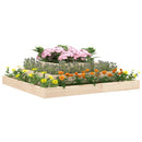 plantekasse 110x110x27 cm massivt fyrretræ