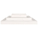 plantekasse 110x110x27 cm massivt fyrretræ hvid