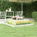 plantekasse 110x110x27 cm massivt fyrretræ hvid