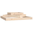 plantekasse 112x112x27 cm massivt fyrretræ