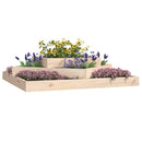plantekasse 112x112x27 cm massivt fyrretræ