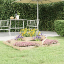 plantekasse 112x112x27 cm massivt fyrretræ