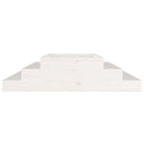 plantekasse 110x110x27 cm massivt fyrretræ hvid