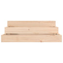plantekasse 78x78x27 cm massivt fyrretræ