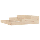 plantekasse 107x107x27 cm massivt fyrretræ