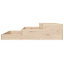 plantekasse 107x107x27 cm massivt fyrretræ