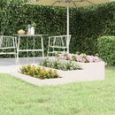 plantekasse 107x107x27 cm massivt fyrretræ hvid