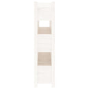 plantekasse 112x25x104,5 cm massivt fyrretræ hvid