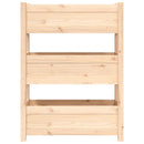 plantekasse 77x25x104,5 cm massivt fyrretræ