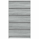 kommode 60x36x103 cm konstrueret træ grå sonoma-eg