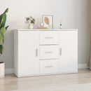 skænk 91x29,5x65 cm konstrueret træ hvid