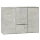 skænk 91x29,5x65 cm konstrueret træ betongrå