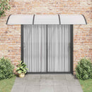 dørbaldakin 300x100 cm polycarbonat sort