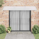 dørbaldakin 300x75 cm polycarbonat grå