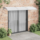 dørbaldakin 300x75 cm polycarbonat grå