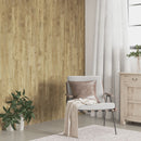 vægpaneler 2,06 m² trælook PVC brun