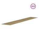 vægpaneler 2,06 m² trælook PVC brun
