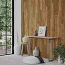 vægpaneler 2,06 m² trælook PVC brun
