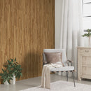 vægpaneler 2,06 m² trælook PVC brun