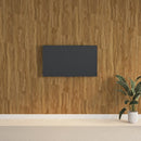 vægpaneler 2,06 m² trælook PVC brun
