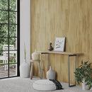 vægpaneler 2,06 m² trælook PVC brun